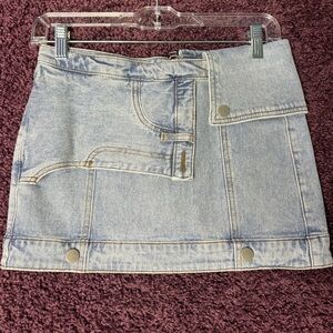 DENIM MINI SKIRT